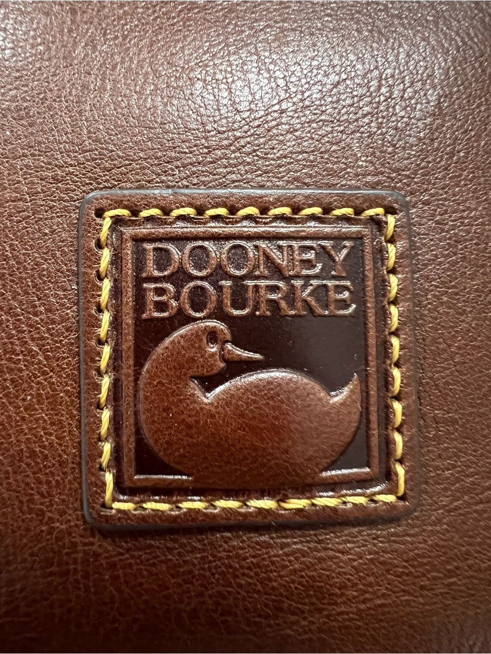 NWT, CHESTNUT Dooney & Bourke Florentine Leather Cameron Satchel - Picture 6 of 11